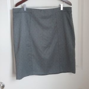 Banana Republic Black Polka Dots Pencil Skirt